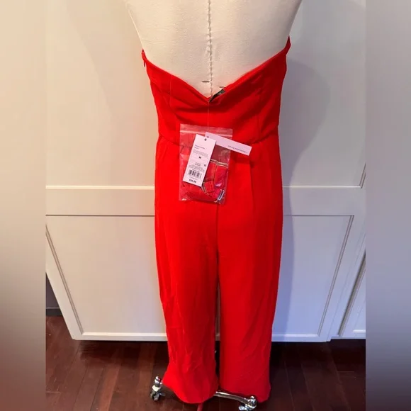 Wild Fable Red Strapless Jumpsuit - Picture 4 of 4